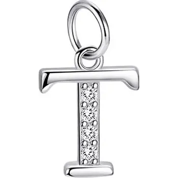 Přívěsek NUBIS® Stříbrný přívěšek - iniciála písmeno - NB-4486-T
