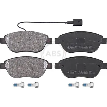 Brzdová destička Sada brzdových destiček, kotoučová brzda A.B.S. 37282