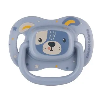dudlíky Canpol babies Dudlík silikonový symetrický CUTE ANIMALS 0-6m 1ks modrý