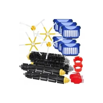 Sada příslušenství pro robotický vysavač HEPA filtry a kartáče pro vysavač IROBOT Roomba 630 sada 14ks