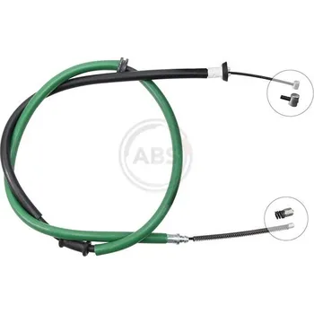 Lanko parkovací brzdy Tažné lanko, parkovací brzda A.B.S. K16847