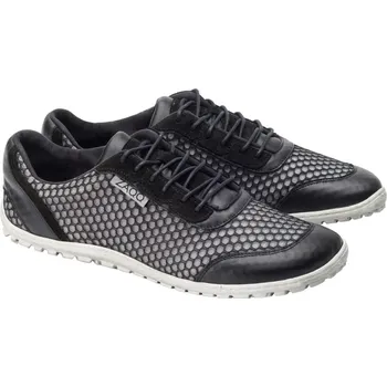 Dámská sportovní obuv ZAQQ TOQIO 37-48 NAPPA/MESH Hlazená kůže, prodyšná síťovina Černá 40