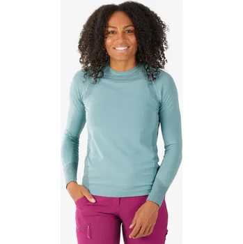 Dámská mikina SIMOND Dámské horolezecké vlněné bezešvé tričko s dlouhým rukávem Alpinism M MODRÁ