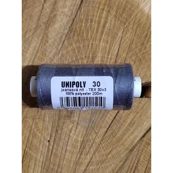 Nit Nitě riflové 200 m 30x3 887 barva šedá tmavá