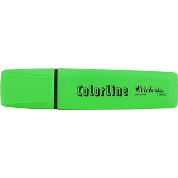 Zvýrazňovač Zvýrazňovač ColorLine, zelená, 1-5mm, VICTORIA VICTORIA