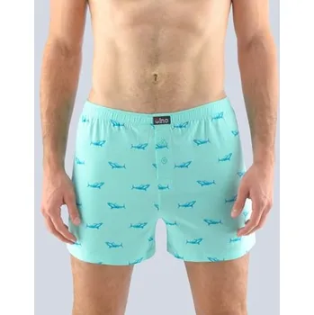 Trenýrky Pánské trenky volné GINO 75172P měsíc lékořice S/M