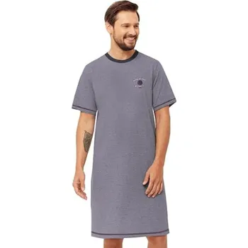 Pánská noční košile Pánská noční košile Stephen 1332/32 HOTBERG šedá 4XL