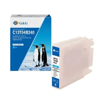 G&G kompatibilní ink s C13T04B240, NP-E-T04BXLC-A, cyan NP-E-T04BXLC-A