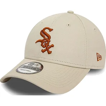 Kšiltovka kšiltovka New Era 9FO League Essential MLB Chicago White Sox - Stone/Brown one size