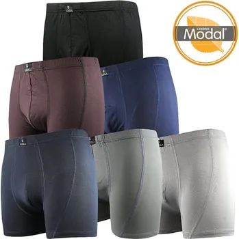 Pánské spodní prádlo Boxerky modalové BERNARD tmavě šedá L