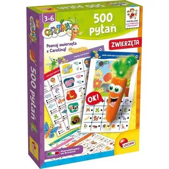 Cizojazyčná kniha Carotina - 500 pytań Zwierzęta