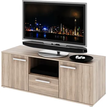 Televizní stolek RTV stolek, dub sonoma, DUNAJ TYP 10