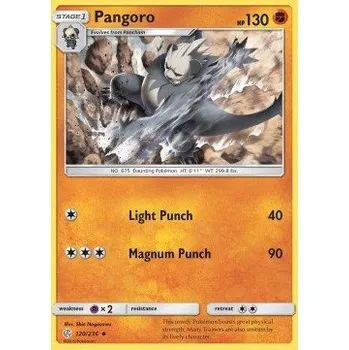 Sběratelská karetní hra Pokémon CEC 120/236 Pangoro - Cosmic Eclipse Stav: Excellent, Verze: NORMAL