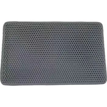 Přislušenství pro kočičí toaletu Dvouvrstvá předložka ke kočičí toaletě (různé barvy i velikosti) Barva: Šedá, Velikost: 30x30 cm