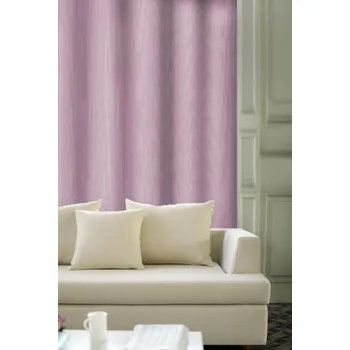 Závěs Závěs dekorační, OXY Proužek úzký 150 cm, vinovorůžový