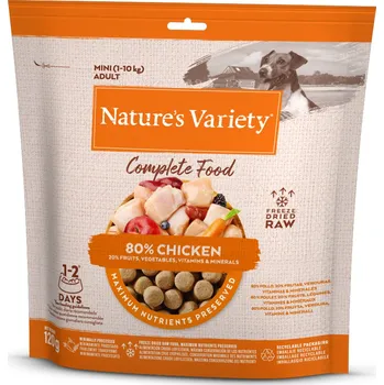 Krmivo pro psa 120g Nature's Variety Mini mrazem sušené kompletní krmivo kuřecí