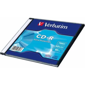 Optické médium Kompaktní disk CD-R Verbatim 700 MB
