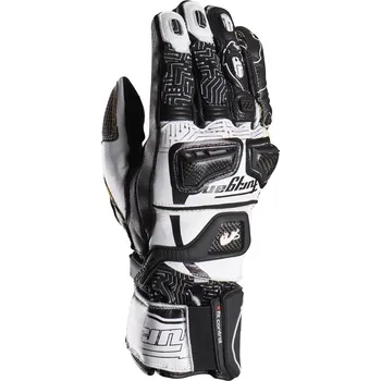 Moto rukavice Furygan Styg 20 x Kevlar bílo-černé rukavice na motorku