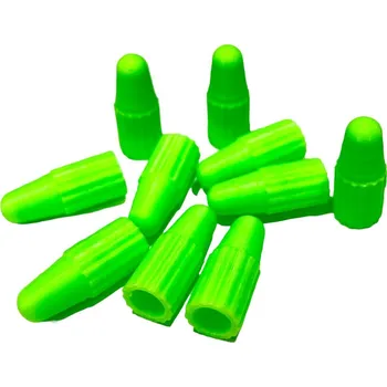 pumpička Bike tuning centrum Čepičky na ventilek FV/G plastová velká PLA set 2ks fluo zelená
