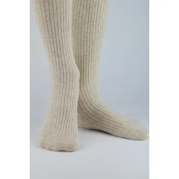 ŽEBROVANÉ PUNČOCHÁČE RB007 0-2 ROKY Béžová 80-86