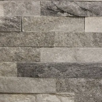 Přírodní obklad kvarcit CLOUD GREY NEW WITH BIGER BRICK B-04 55 x 15