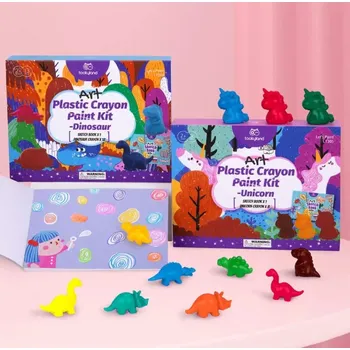 Hračka pro nejmenší Voskovky pro nejmenší dinosaurus Tookyland - Kreativní sada 2+