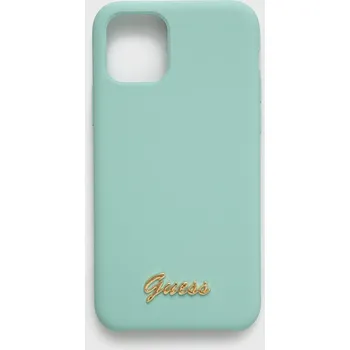 Peněženka Obal na telefon Guess GUHCN58LSLMGG tyrkysová 65X, vel. ONE SIZE