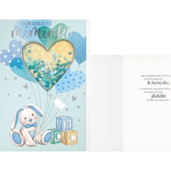 MFP Paper CN-826 PRANI_W_C0402 Přání k narození miminka