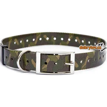 Obojek pro psa edworld Obojek TPU, rozměr 25×650 mm, barva zelené camo