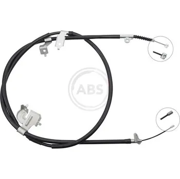Lanko parkovací brzdy Tažné lanko, parkovací brzda A.B.S. K12064