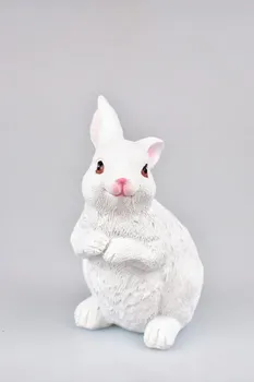 Velikonoční dekorace Harasim Velikonoční zajíc bílý 12,4 cm