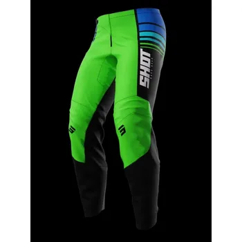 Moto kalhoty Shot dětské kalhoty Shot Peak (zelené)