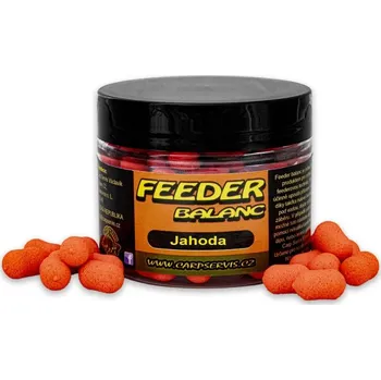 Boilies Carp Servis Václavík Feeder Balanc - 45g Příchuť: Jahoda (červená)