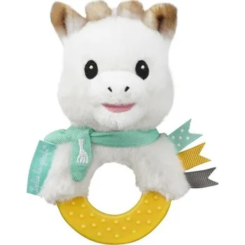 VULLI Plyšové chrastítko žirafa Sophie s kousátkem