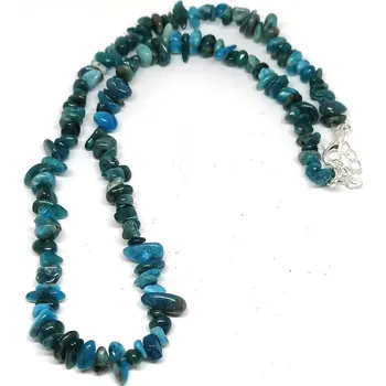 Náhrdelník Apatit sekaný náhrdelník cca 43 cm