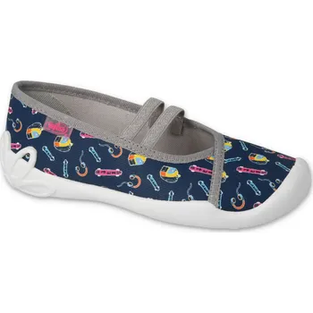 Dívčí bačkory BEFADO 116Y3 dívčí balerínky modré SKATE 35 116Y313_35