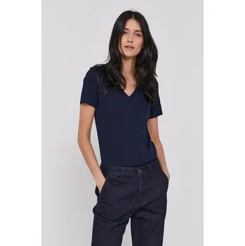 Bavlněné tričko United Colors of Benetton 3GA2E4230.016 námořnická modř 59X, vel. XS