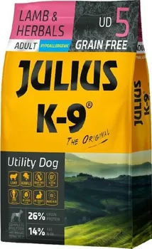 Krmivo pro psa Julius-K9 Dog Adult Lamb/Beef/Fish/Herbals 10 kg