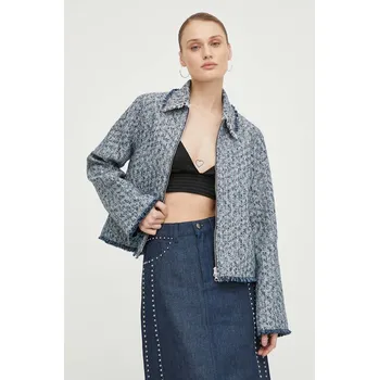 Dámská casual bunda Bunda Samsoe Samsoe SALYLO F24100046 modrá 55X, vel. XS