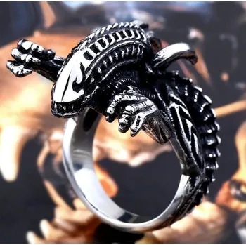 Prsten Prstýnek Alien vs. Predator (ocel) 6 (Ocelový prsten Alien vs. Predator)