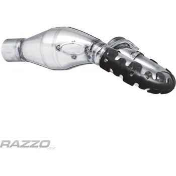 Kryt svodu výfuku Polisport Armadillo Head Pipe Guard Short Černá