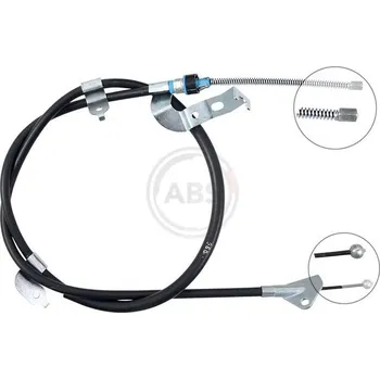 Lanko parkovací brzdy Tažné lanko, parkovací brzda A.B.S. K15009