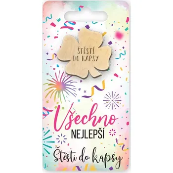 Žertovný předmět Štěstí do kapsy Všechno nejlepší
