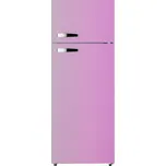 PKM GK210-2 SP RETRO lednice s mrazákem, 206 l, 143 cm, růžová