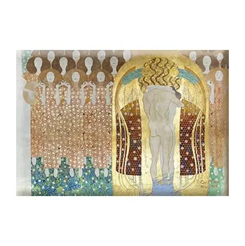 Dekorativní magnet Plumeria Plu - Magnetka Gustav Klimt Beethoven Fries - 8 x 5,5 cm