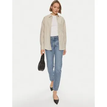 Calvin Klein Košile K20K206694 Béžová Relaxed Fit 44