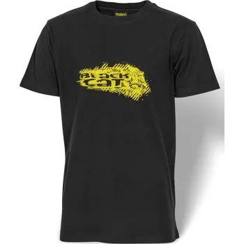 Rybářské oblečení Black Cat tričko Black Shirt Velikost: S