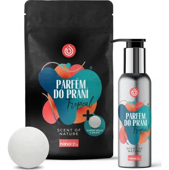 Přípravek na praní Nanolab Parfém do praní Tropical Objem: 300 ml, Pracích dávek: 60, Sušící koule: Ano