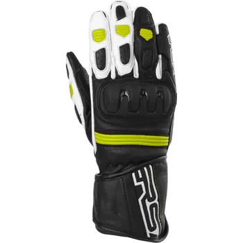 Moto rukavice Rukavice na motorku RSA Gappa 2 černo-bílo-fluo žluté XL