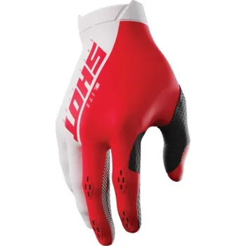 Moto rukavice Motokrosové rukavice Shot Lite red